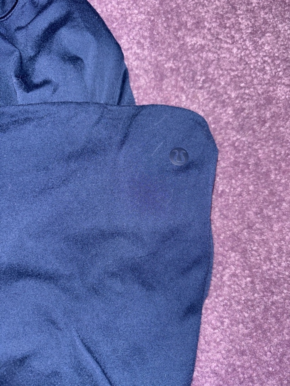 Navy Blue Long Sleeve Turtleneck Top - Picture 2 of 3
